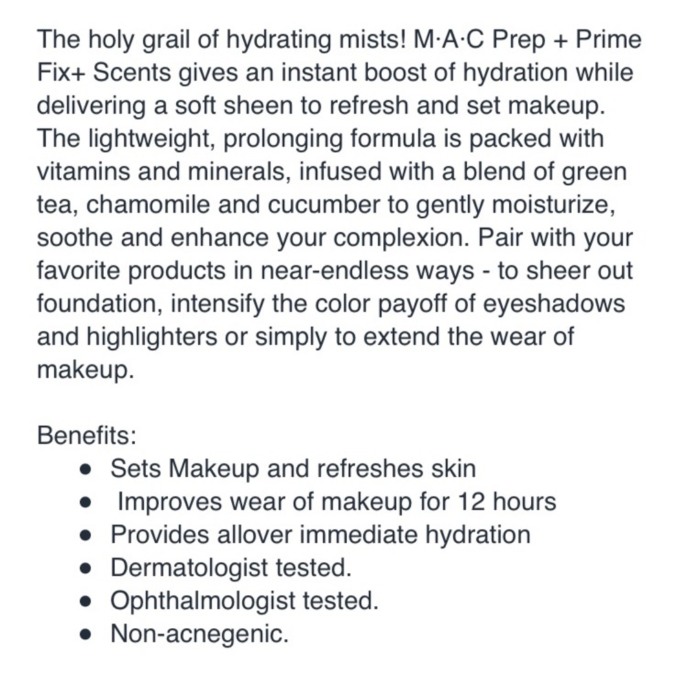 MAC Prep + Prime Fix + Rose Setting Spray - Picture 7 of 7